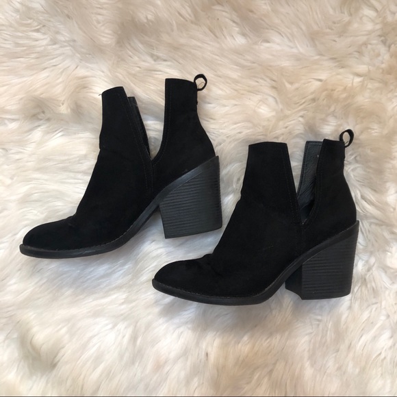 Mossimo Supply Co. Shoes - Mossimo Faux Suede Booties FIT LIKE 9.5
